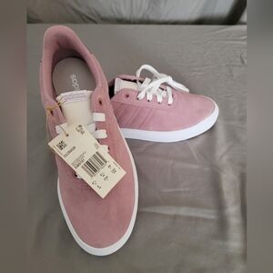 Adidas Vulc Raid3R Sneaker Skate Shoe Magic Mauve Suede Athletic Sz 8